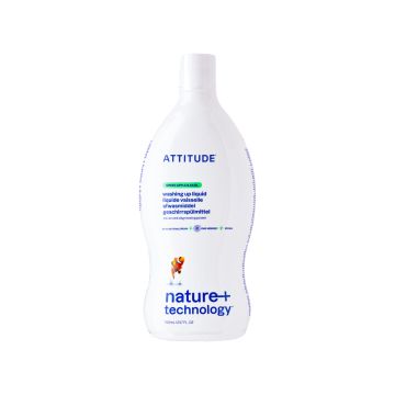 Засіб для миття посуду рідкий "Зелене яблуко та базилік" 700мл, Attitude