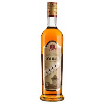 Бренді Коньяк Тиса 5 зірок, 0.5 л