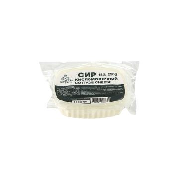 Сир кисломолочний (Творог) 18% 250г, Азорель