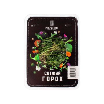 Молоді паростки горошка 50г, Мікрогрін (Україна)