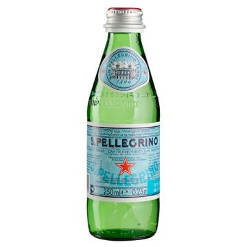 Вода мінеральна газована S.Pellegrino 0,250л (Італія)