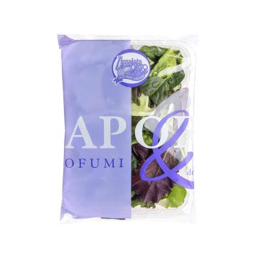 Салат Месклум (Руккола, Маш, Лоло Бйондо, Лоло Россо, Мангольд) 125г, Unica Vera (Італія)
