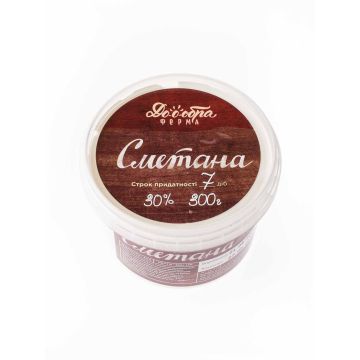 Сметана 30%, 300г, Доообра Ферма (Україна)