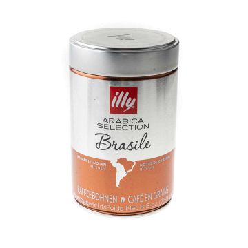 Кава Арабіка Бразилія 100% в зернах 250г,Illy (Італія)