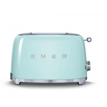 Тостер електричний на 2 тости пастельно-зелений, SMEG