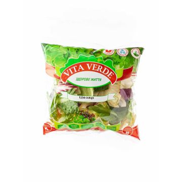 Салат Цезар 180г (Айсберг 60%, Ромен 20%, Радіччіо 20%), Vita Verde (Україна)