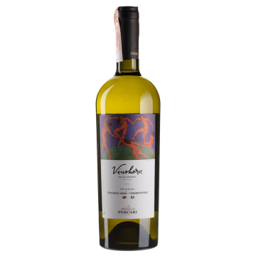 Вино Purcari Feteasca Alba Chardonnay / Фетяска Альба Шардоне, біле сухе, 0.75 л