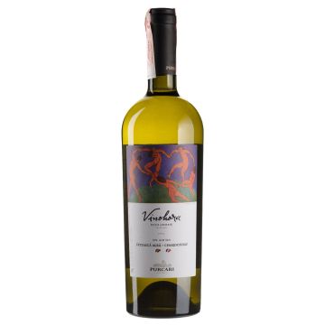 Вино Purcari Feteasca Alba Chardonnay / Фетяска Альба Шардоне, біле сухе, 0.75 л