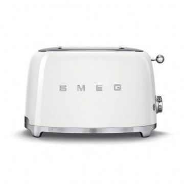 Тостер електричний на 2 тости білий, SMEG