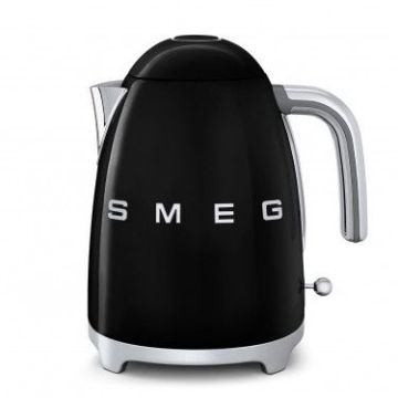 Чайник електричний чорний 3D logo, SMEG
