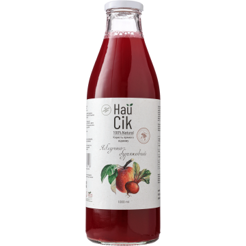Сік прямого віджиму яблучно-буряковий 1л, Найсік