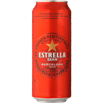 Пиво Estrella Damm Lager 0,5л ж/б