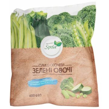Суміш Зелені овочі 400г, Spela