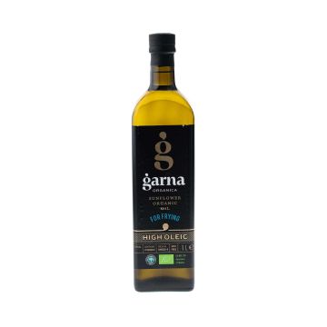 Олія соняшникова високоолеїнова рафінована органічна 1л, Garna Organica