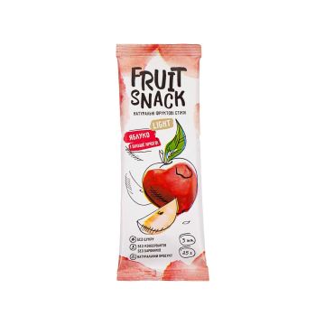 Пастила фруктова Яблуко солодких сортів 25г, Fruit Snack