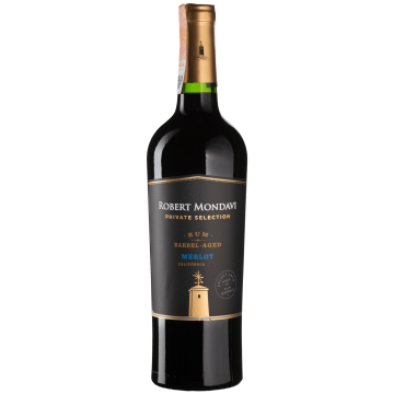 Вино Robert Mondavi Rum Barrel Aged Merlot / Ром Барел Ейджед Мерло, червоне сухе, 0.75 л