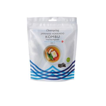 Водорості морські Комбу Хоккайдо сушені 40г, Clearspring
