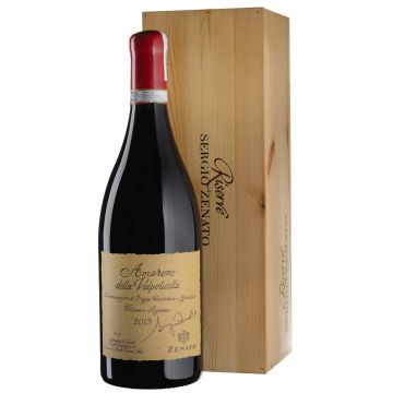 Вино Zenato Amarone Valpolicella Classico Riserva, wooden box / Амароне Вальполічелла Классіко Різерва, дерев'яна коробка 2015, червоне сухе, 3 л