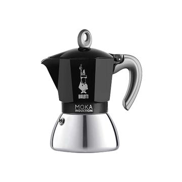 Кавоварка гейзерна індукційна на 6 чашок чорна New, Bialetti
