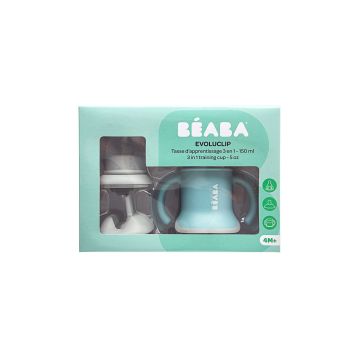 Поїльник Ellipse 3в1 Evoluclip Training Cup airy New, Beaba