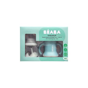 Поїльник Ellipse 3в1 Evoluclip Training Cup airy New, Beaba