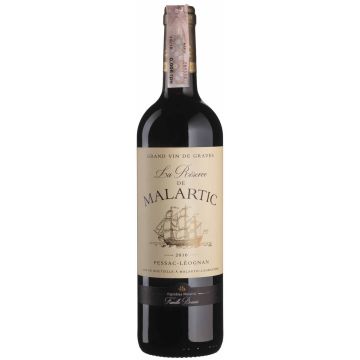 Вино Chateau Malartic-Lagraviere Reserve de Malartic / Резерв де Малартік 2016, червоне сухе, 0.75 л
