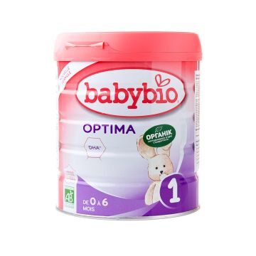 Суміш дитяча Optima1 молочна органічна (від народження до 6 місяців) 800г, BabyBio