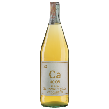 Вино Calcarius Bianco Puglia / Б'янко Пулія, біле сухе, 1 л