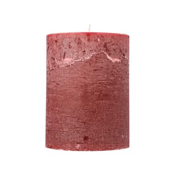 Свічка винного кольору 10x13см 520-26 Luz Your Senses, Rasteli