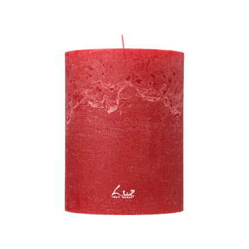 Свічка червона 10x13см 520-22 Luz Your Senses, Rasteli