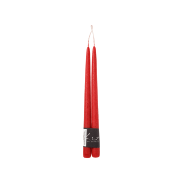 Свічка столова червона 2,2x30см 305-22 (2шт в уп) Luz Your Senses, Rasteli