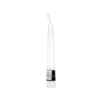 Свічка столова біла 2,2x30см 305-10 (2шт в уп) Luz Your Senses, Rasteli