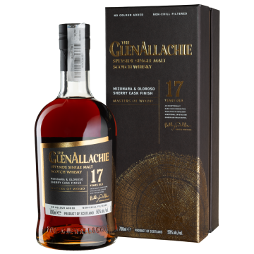 Віскі Glenallachie 17yo Mizunara & Oloroso Cask Finish, gift box, 0.7 л