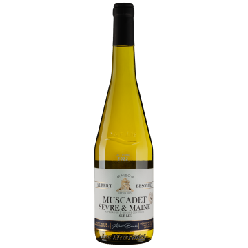 Вино Albert Besombes Muscadet Sevre et Maine Sur Lie / Мюскаде Севр е Мен Cюр Лі, біле сухе, 0.75 л