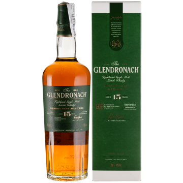 Віскі Glendronach 15yo, gift box, 0.7 л