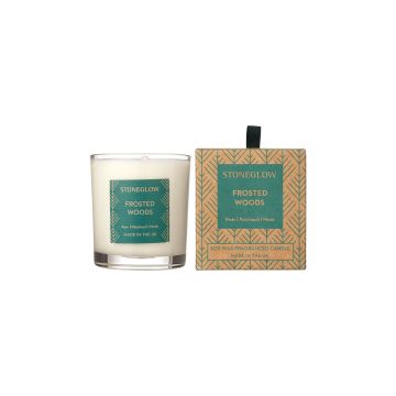 Свічка ароматизована "Сніжний ліс" (тумблер) Seasonal Collection, Stoneglow