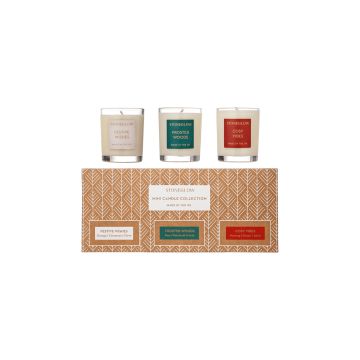 Подарунковий набір ароматизованих свічок (3шт в пак) Seasonal Collection, Stoneglow