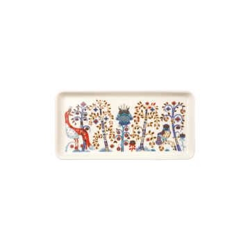 Тарілка прямокутна біла 12х24см Taika, iittala
