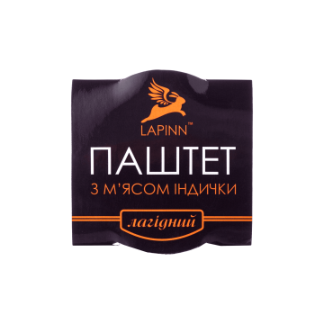 Паштет з м'ясом iндички 95г, Lapinn
