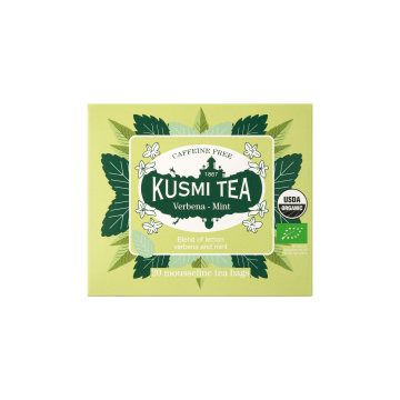 Чай трав'яний Вербена-м'ята органічний 20х1.2г, Kusmi Tea