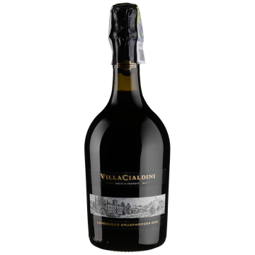 Ігристе Cleto Chiarli Lambrusco Grasparossa Villa Cialdini / Ламбруско Граспаросса Вілла Чалдіні, червоне, 0.75 л