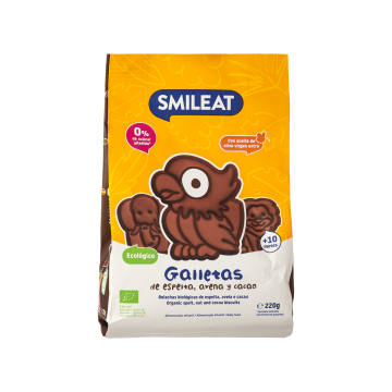 Печиво дитяче "Какао" органічне (з 10 місяців) 220г, Smileat