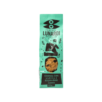 Печиво Родзинки та Розмарин 300г, Fratelli Lunardi