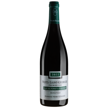 Вино Henri Gouges Nuits Saint Georges Premier Cru Clos des Porrets / Нюі Сен Жорж Прем'єр Крю Кло де Поре 2022, червоне сухе, 0.75 л