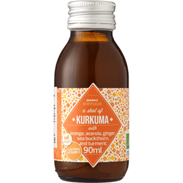 Напій безалкогольний соковий негазований "Куркума" органічний 90мл, Organic Human