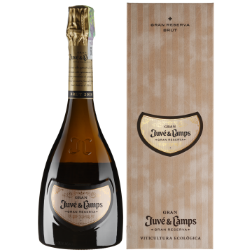 Ігристе Juve y Camps Gran Juve y Camps Gran Reserva / Гран Хуве і Кампс Гран Резерва, подарункова коробка 2018, біле, 0.75 л