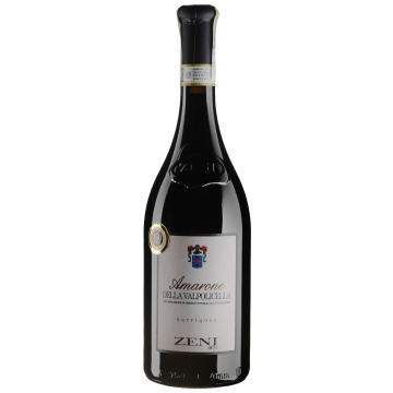 Вино Zeni Amarone della Valpolicella Barriques / Амароне делла Вальполічелла Барік 2018, червоне сухе, 0.75 л