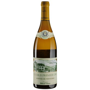 Вино Billaud-Simon Chablis Premier Cru Montee de Tonnerre / Шаблі Прем'єр Крю Монте де Тонер 2023, біле сухе, 0.75 л