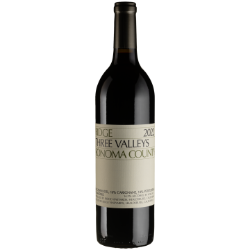 Вино Ridge Vineyards Three Valleys / Срі Валліс 2022, червоне сухе, 0.75 л
