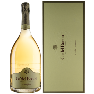 Ігристе Ca' del Bosco Cuvee Prestige, gift box / Кюве Престиж, подарункова коробка, біле, 1.5 л